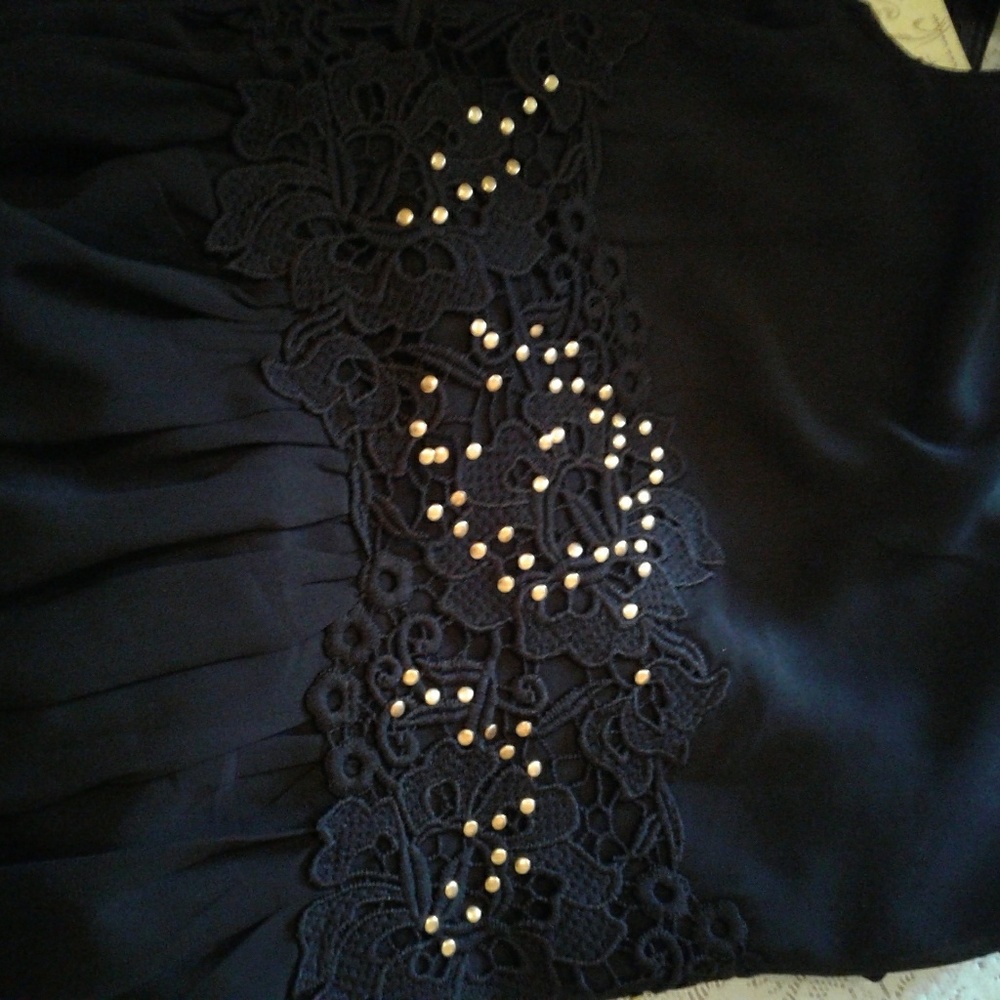 🌺NWT Moon River Black Fully Lined Cocktail Dress - Picture 5 of 6